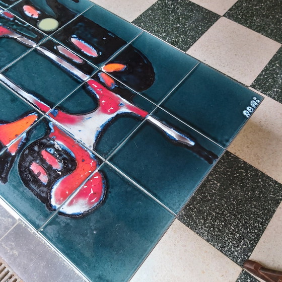 Image 1 of Mesa de centro de cerámica diseñada por Juliette Belarti para Adri Bélgica, 1970