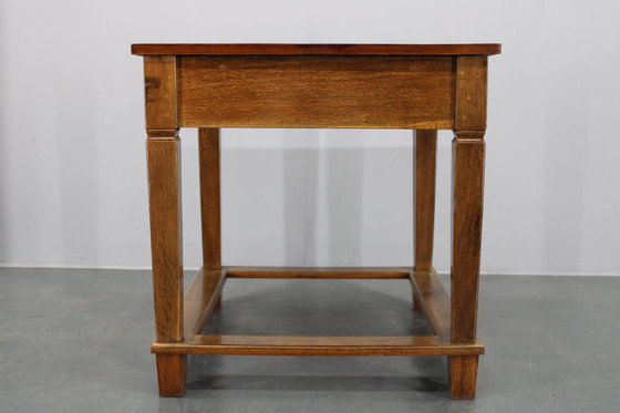 Image 1 of Gerestaureerde antieke eiken tafel uit 1930, Tsjecho-Slowakije