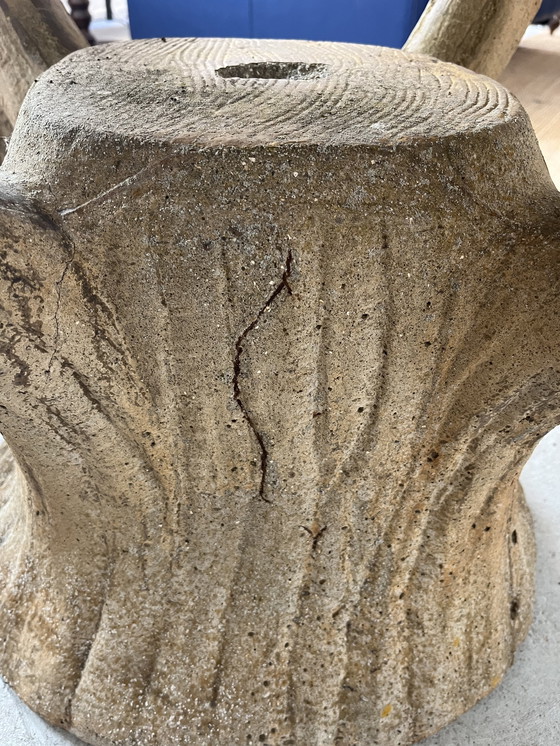 Image 1 of Garden furniture made of concrete with a wood-like finish