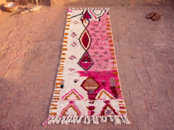 Handmade Boujad Wool Rug: Colorful Moroccan Berber Carpet I – Art Prints, Abstract (photo 14 of 17)