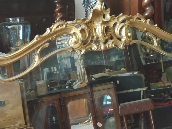 Grande Specchio intagliato e dorato, Italia 1950 – Legno, Barok (photo 5 of 18)