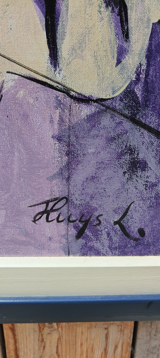 Image 1 of Ludo Huys, artista belga in stile Picasso.