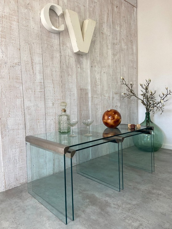 Image 1 of Set of 3 Galliotti & Randice coffee tables