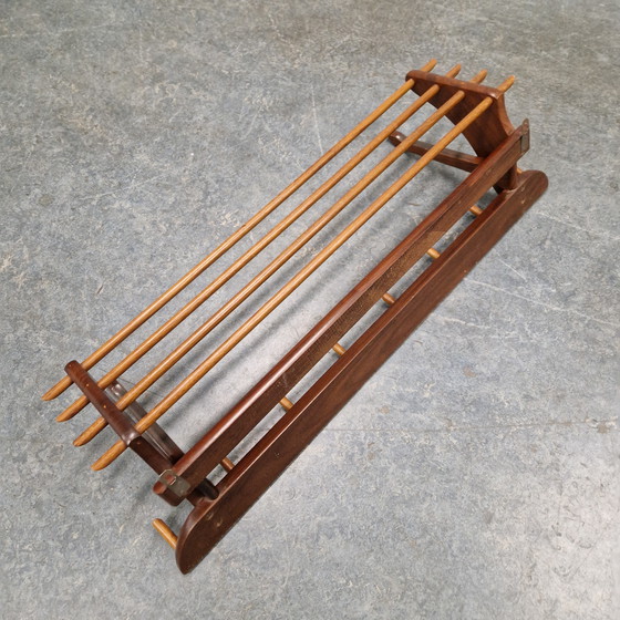 Image 1 of Appendiabiti danese vintage in teak degli anni '60