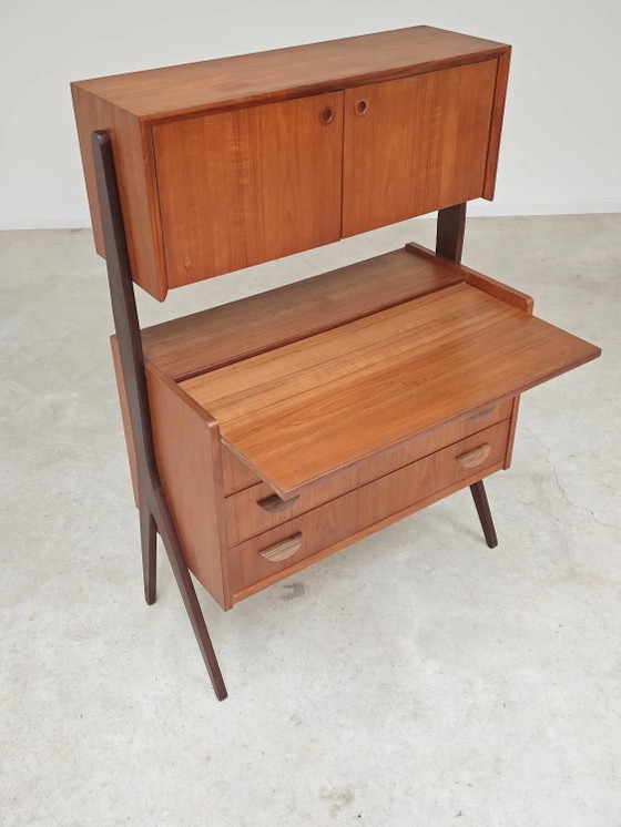 Toeletta/Scrivania di Poul Volther per Orum, Samcom Denmark – Tolette, Wood, Scandinavian (photo 8 of 22)