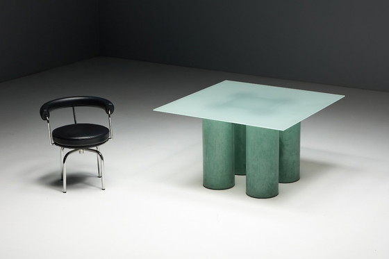 Image 1 of Serenissimo Esstisch von Lella & Massimo Vignelli für Acerbis, Italien, 1970er Jahre