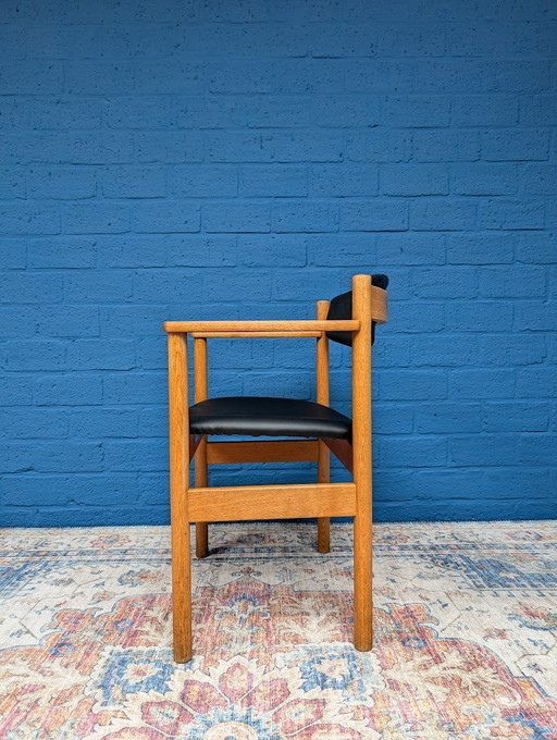 1x Fauteuil de bureau vintage, Jørgen Bækmark pour FDB Møbler, 1970