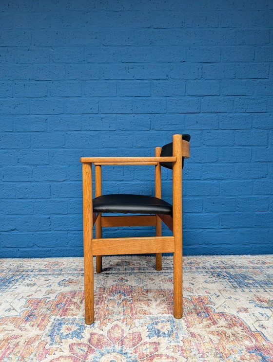 Image 1 of 1x Vintage armchair office chair, Jørgen Bækmark for FDB Møbler, 1970s