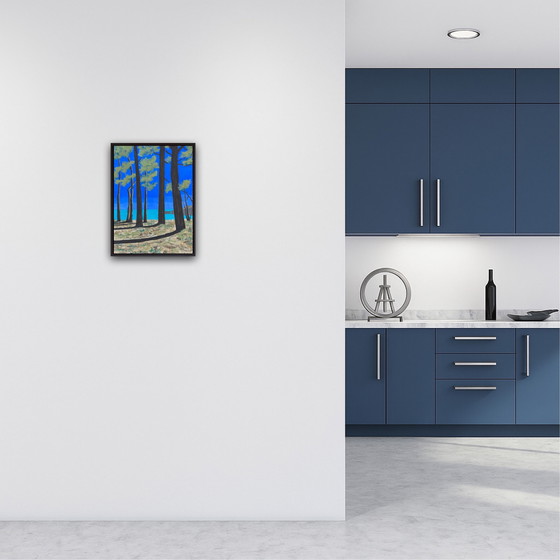 Image 1 of Gouache op papier, 40x30 cm.