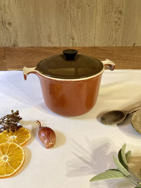 Image 1 of Le Creuzet kleiner gusseiserner Schmortopf