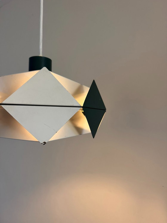 Vintage rare Preben Dahl Symfoni - Hans Folsgaard - Danish design lamp – Pendant lamps, Metal (photo 2 of 13)