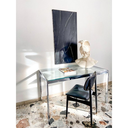 Huile sur toile vintage de Marco Gradi, Italie 1980