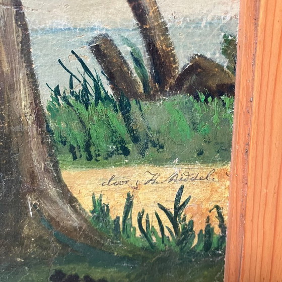 Image 1 of Grand panneau ancien