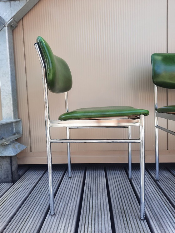 Image 1 of Set 4x sedie da pranzo vintage mcm