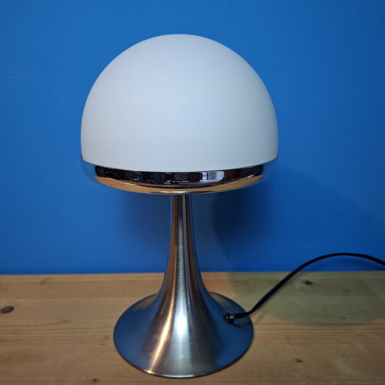 Image 1 of Trio Leuchten vintag mushroom touch tafellamp