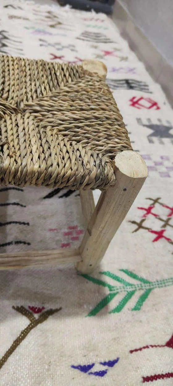 Marokkaanse handgemaakte stoel – Krukjes, Hout, Scandinavian (photo 4 of 6)