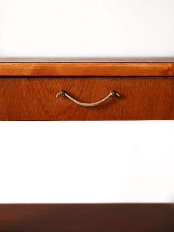 Image 1 of Comodino scandinavo in teak e mogano degli anni '50