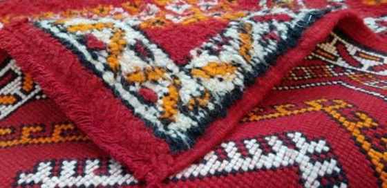 Image 1 of Handgeknoopt Berber kleed wol 356x174cm