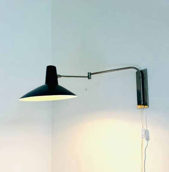 Applique a braccio orientabile regolabile di Artimeta, Paesi Bassi, anni '50 – Metallo (photo 3 of 7)