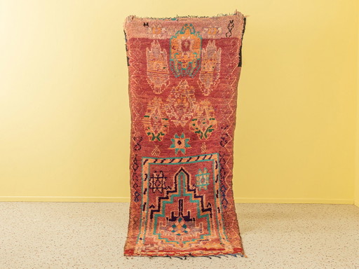  Vintage Rehamna, tapis berbère, 95 X 260