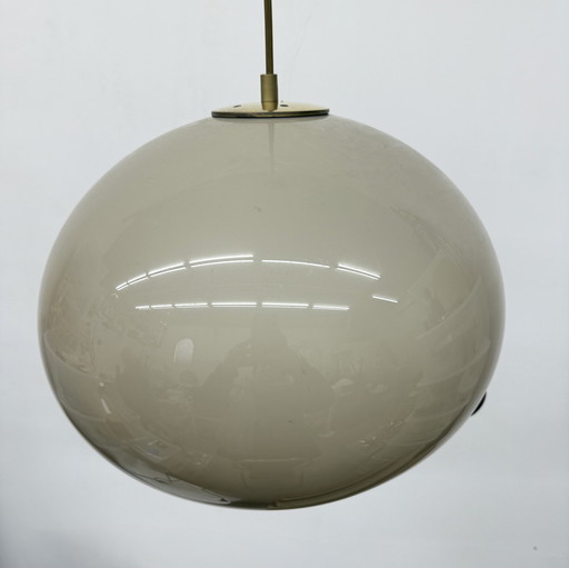Lampe suspendue champignon, design Mid Century, années 1970