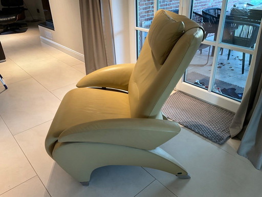 De Sede leather armchair; luxury