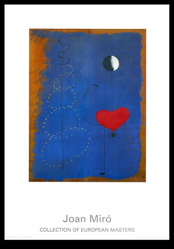Image 1 of Miró, Joan - La Danseuse - Collection de maîtres européens - Impression d'art