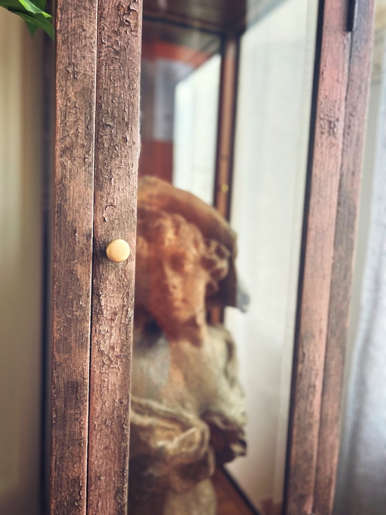 Antik-Stil, patinierte Vitrine – Wood (photo 13 of 14)