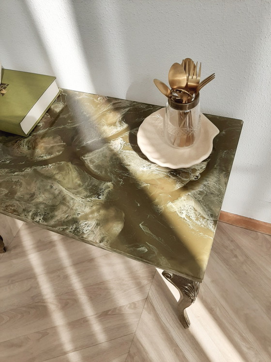 Image 1 of French onyx table