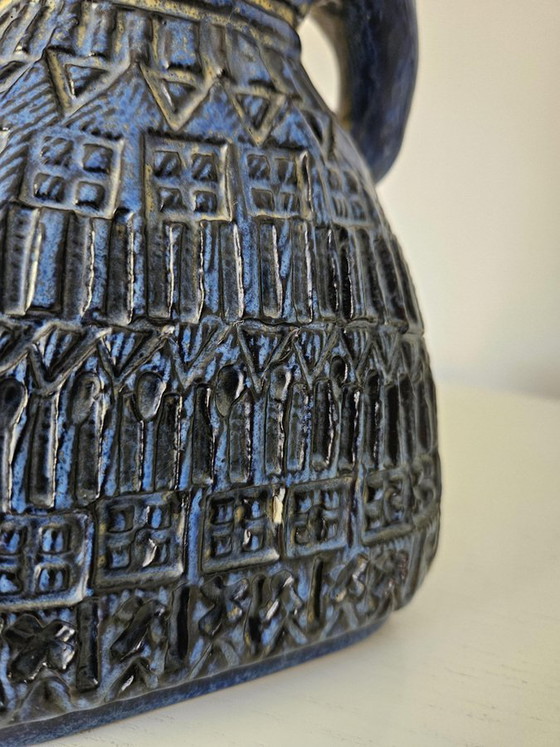Blaue Frau mit Obstkorb Figur von Bay Keramik, Deutschland, 1960er Jahre – Dekorative Objekte, Ceramic (photo 9 of 13)