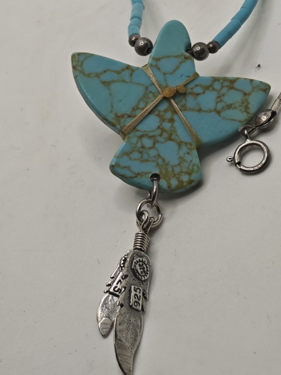 Image 1 of Collier amérindien Zuni/Navajo