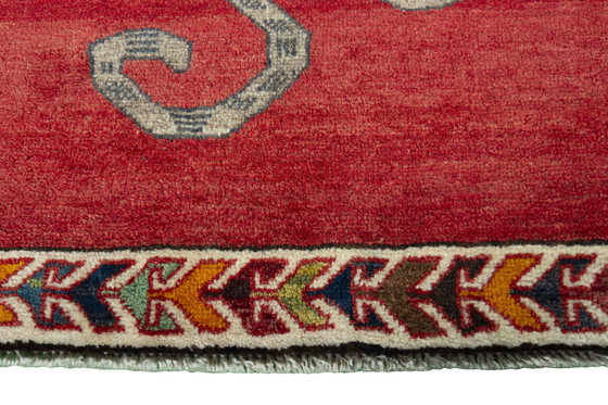 Image 1 of Hand-knotted Gabbeh nomadic rug - 125 x 86 cm - tiger motif