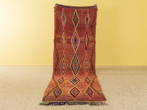 vintage Boujad, tapis berbère, 118 x 357 cm