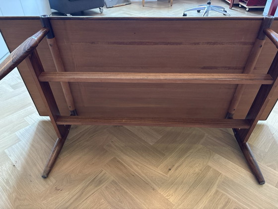 Elegante vintage salontafel van palissanderhout – midden 20e eeuw / jaren 60 – Wood (photo 6 of 6)