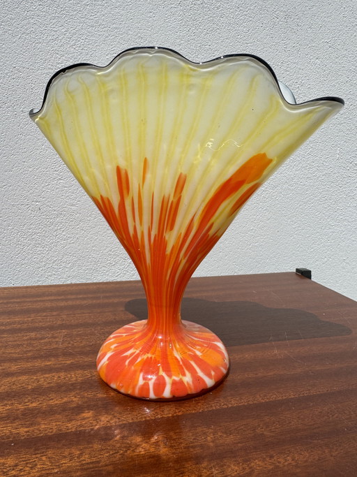 Franz Welz Art Deco Fan Vase