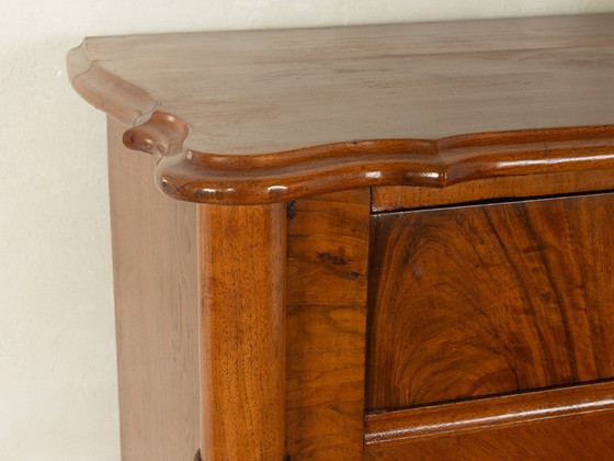 Antieke Wilhelminische vertiko uit circa 1880 – Ladekasten, Hout (photo 7 of 10)