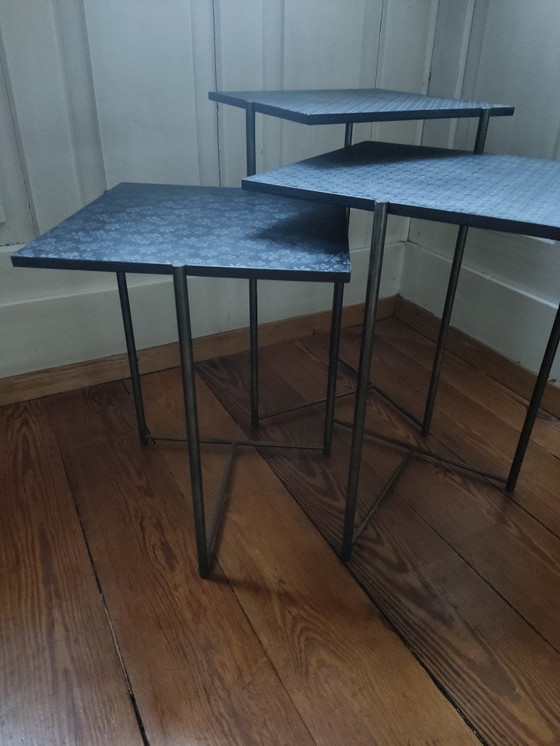 Image 1 of Capo d'opera Mini Set de table d'appoint, Lava-Tattoo, Alessio Bassan 2015, noir