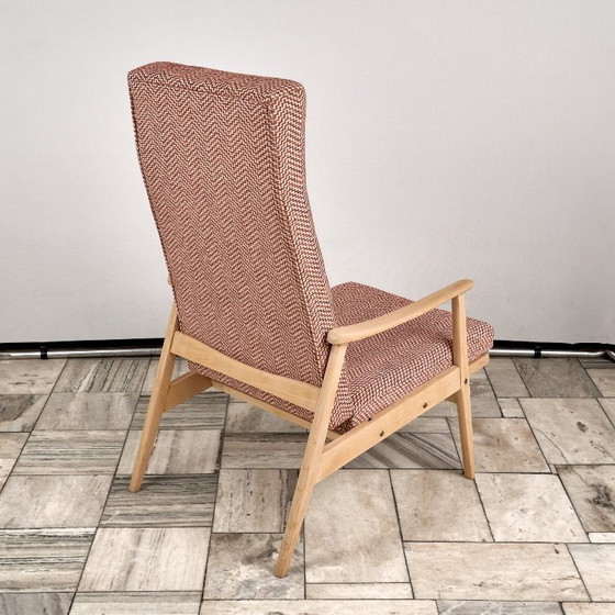 Fauteuil inclinable vintage avec repose-pieds, années 1960, Tchécoslovaquie – Český Nábytek (photo 10 of 19)