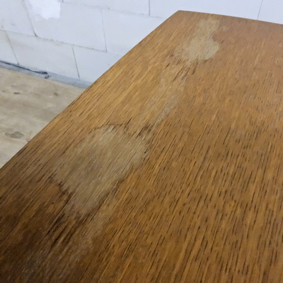 Image 1 of Vintage grenen houten salontafel / bijzettafel / koffietafel 