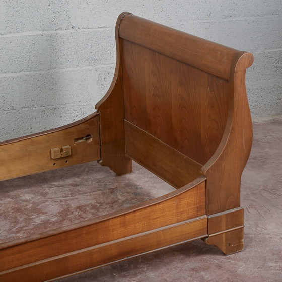 Letto a slitta vintage autoportante – Letti da giorno, Legno, Mid Century Modern (photo 8 of 9)