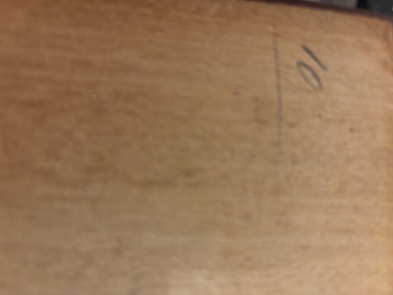 Image 1 of Deense design tafel teak fineer uitschuifbaar