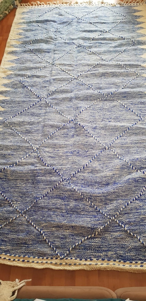 Handgeknoopt Berber kleed wol 285x150cm