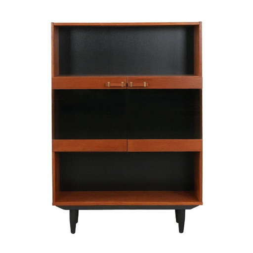 Vetrina in teak, design danese, anni '70, produzione: Danimarca