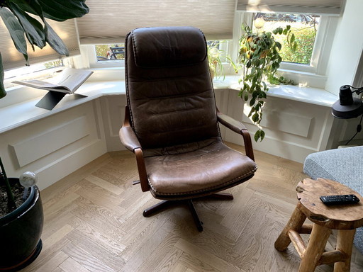 Berg Furniture Denmark, recliner with footstool