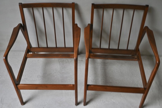 Image 1 of Set van twee vintage Scandinavische fauteuils