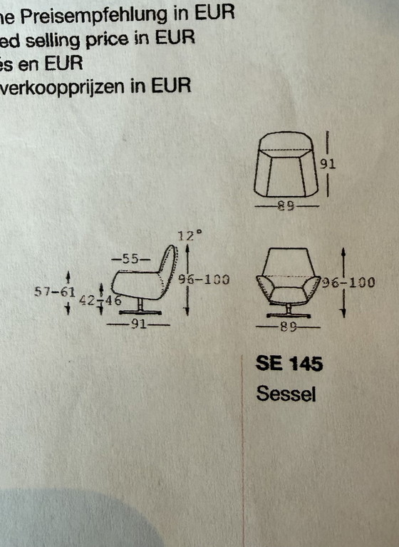 Image 1 of Freistil rolfbenz fauteuil 145 