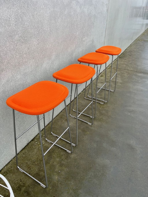 4x Cappellini Hi Pad Stool H79