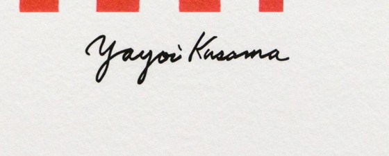 Image 1 of Yayoi Kusama 'Lagartos negros'