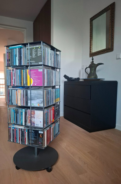 Kriptonite Krossing drehbares CD-Regal im italienischen Design – modulares Designmöbel