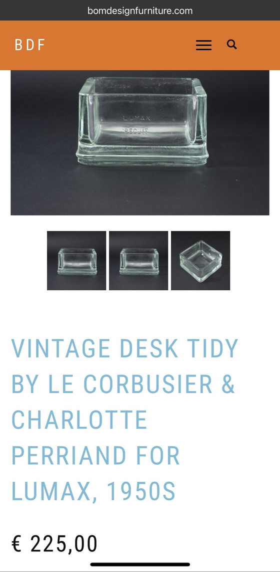 Image 1 of Bol Lumax Design Le Corbusier & Charlotte Perriand 1950S